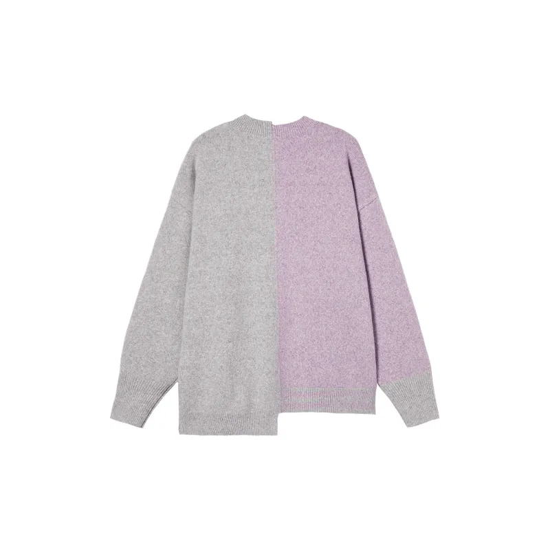 Mmlg Sweater Unisex Gray Purple-1