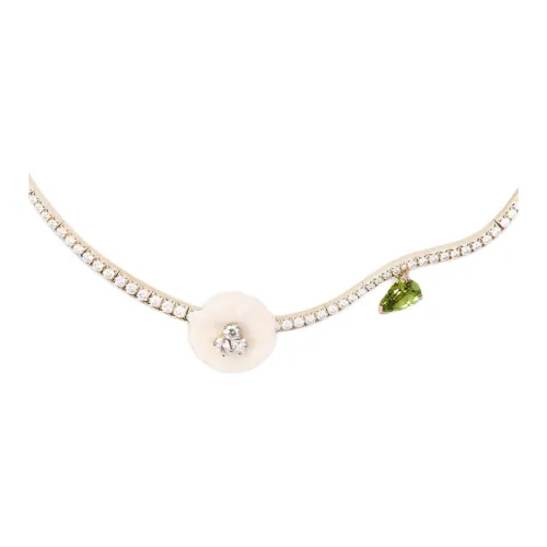 Far Mountain Joe Peridot Hetian Jade Bracelets Unisex Pale Greenish-White Jade
