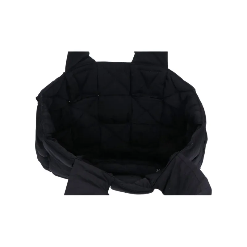 Bottega Veneta Nylon Tote Bag, Shopping Bag, Handbag Women's Black-2