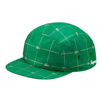 Supreme Lacoste Reflective Grid Nylon Camp Cap