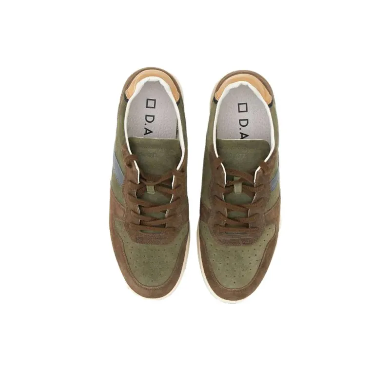 D.A.T.E Court 2.0 Powder Low-Top Skateboard Shoes Men's Green-5