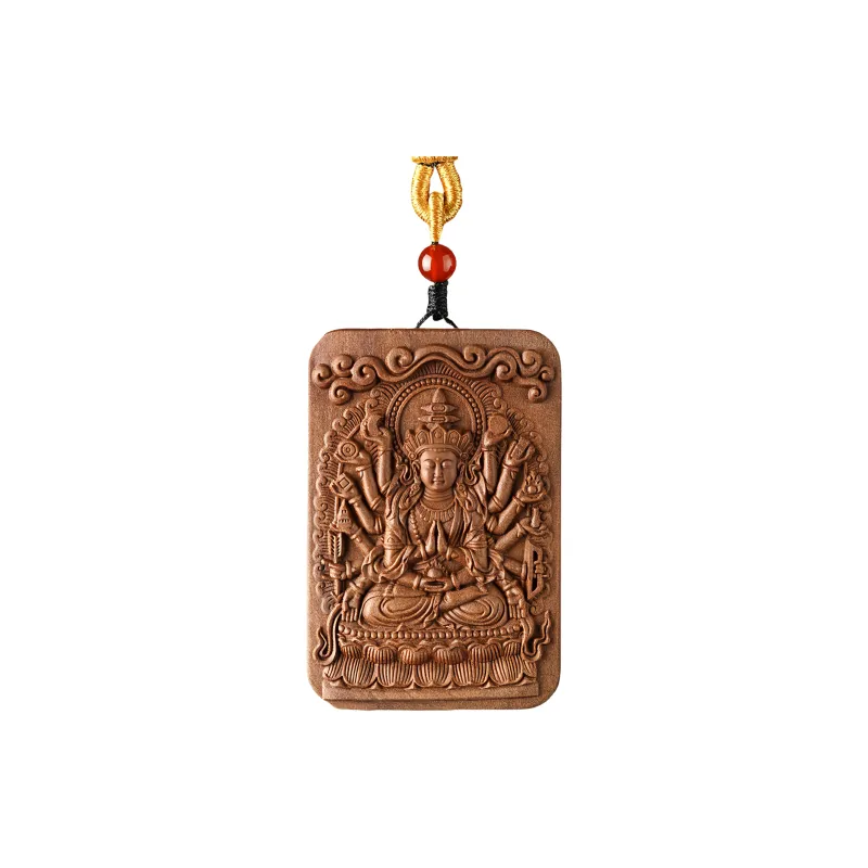 YUGONGYUAN Sandalwood Pendants Unisex-0