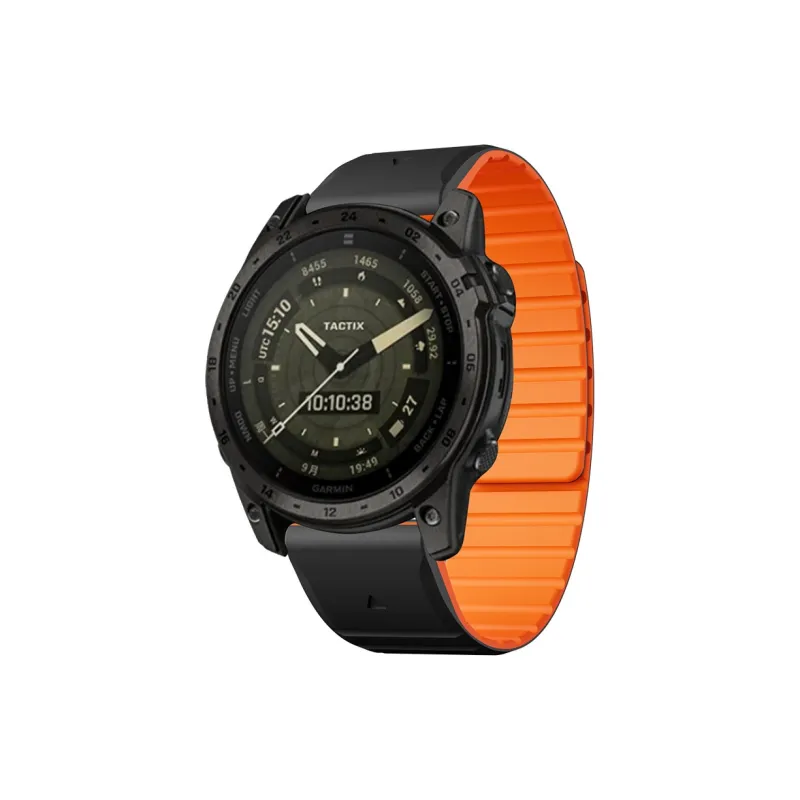 SOOPSORI Watch Band Garmin Fenix5/5X/6X Pro/7X Compatibility Silicone Material-3