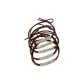 Hair Tie Rhinestone, Coffee[5]Piece