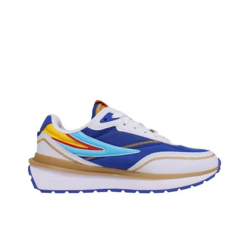 DBS Vegeta x FILA Renno Anti Slip Wear Resistant Low Top Running Shoes Men's Blue White-1