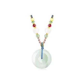 Emerald Dynasty Tianshan Jade Jade Necklaces Unisex