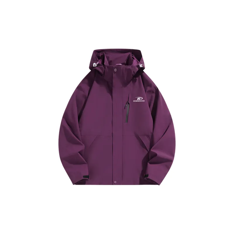 ROBINHOOD Water Resistant Windproof Breathable Warm Water Repellent Windbreaker Jacket Unisex-26