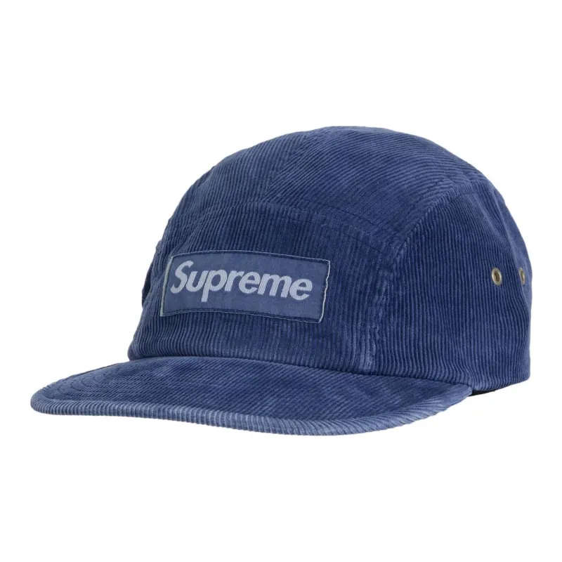 Supreme Corduroy Pocket Camp Cap Denim-0