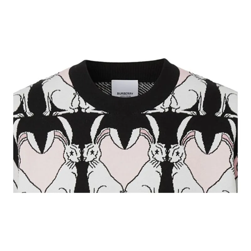 Burberry SS23 The Year Of The Rabbit Sweater Men's Black-2