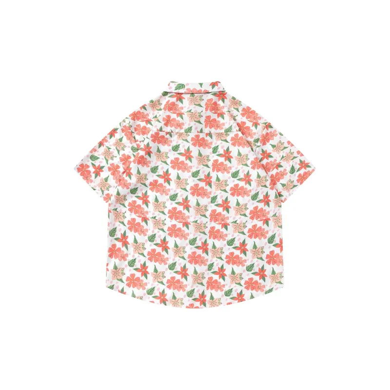 Flowers In Water Shirt Unisex White-1