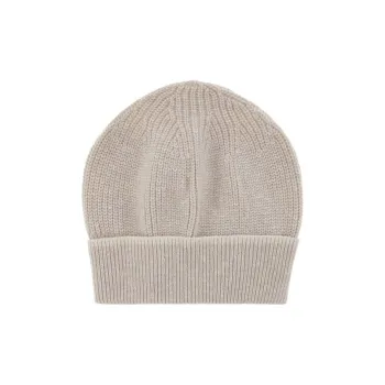 PESERICO Wool Beanies Men's Beige