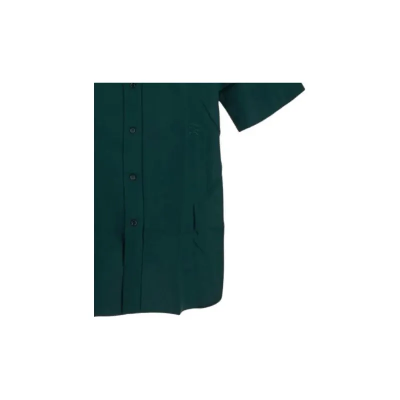 Burberry Logo Embroidered Short Sleeved Shirt-3