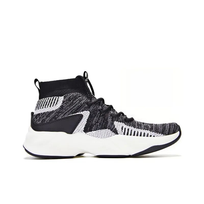 361° Chunky Sneakers Women's High Top Black/White-1
