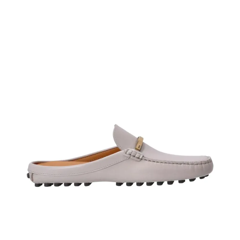 TOD'S Gommino Wrap toe Slippers Women's Gray-1