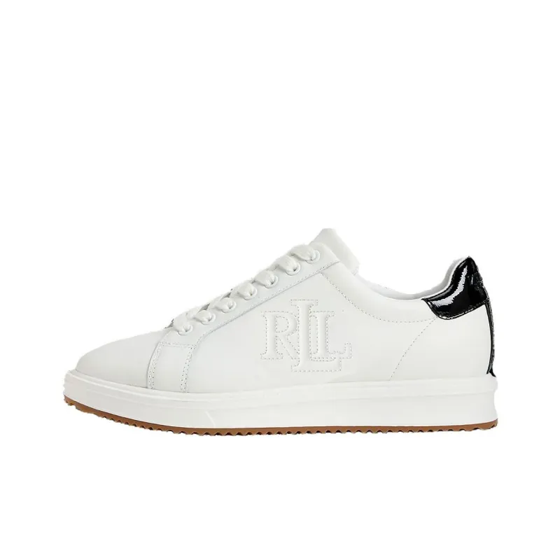 LAUREN RALPH LAUREN Ainsley Low-Top Skateboard Shoes Women's White-0