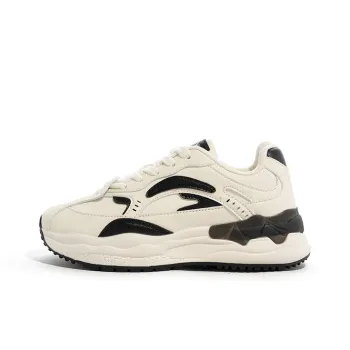 BABAYA KIDS Anti Slip Wear Resistant Low Top Chunky Sneakers Women's White Black