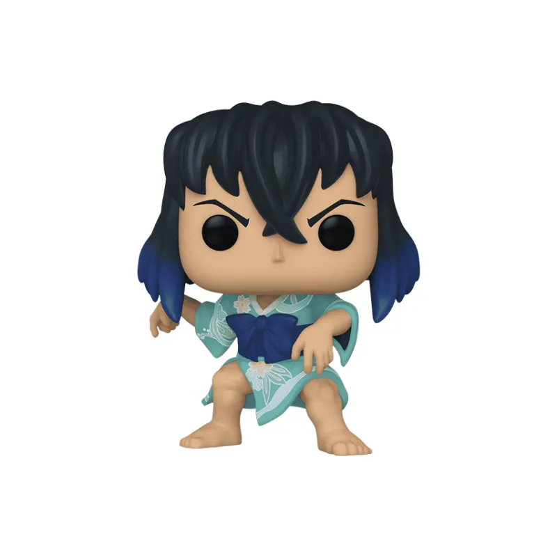 Funko Demon Slayer  Kimetsu No Yaiba Inosuke Hashibira In Kimono Chibi Figures-0