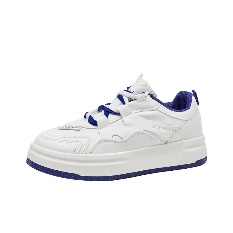Little Red Man Low Top Skateboard Shoes Women's-5