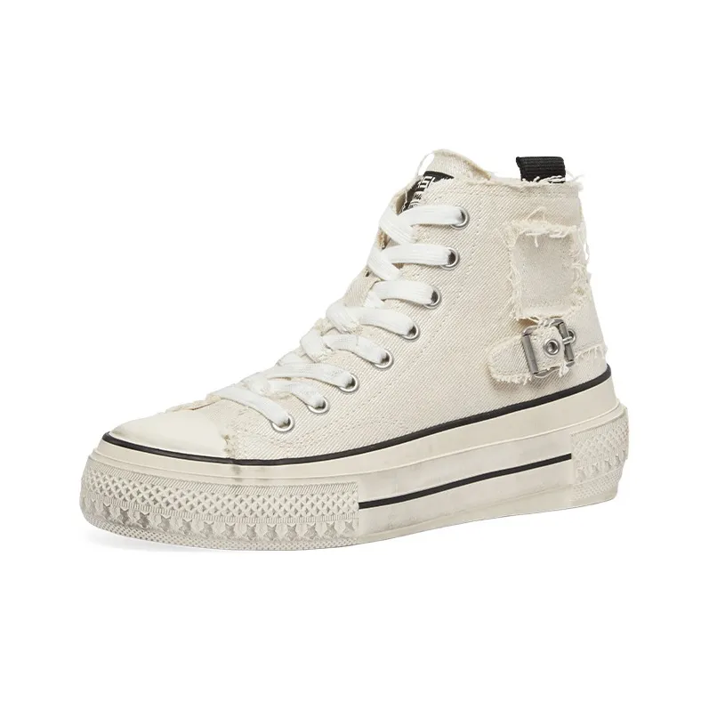 ASH RAGE BIS Collection Wear-Resistant High-Top Canvas Shoes Women's-6