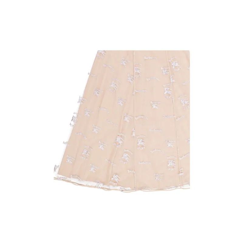 Burberry FW20 Casual Long Skirts Women's Pink-4