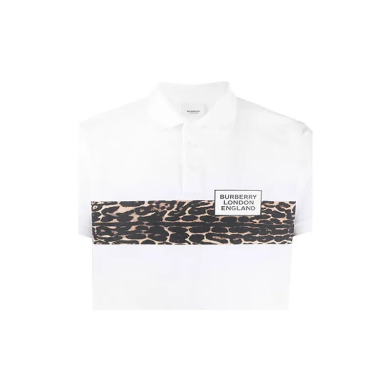 Burberry Polo Shirt Men's White-4