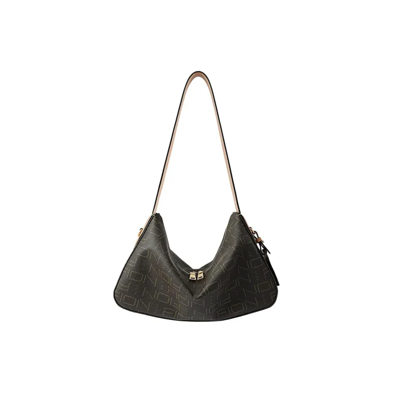 FION Artificial Leather Crossbody Bag Women's Brown Camel-6
