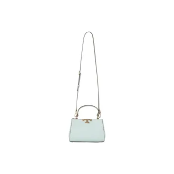 TORY BURCH Eleanor Litchi Grain Leather With Suede Trim Shoulder Bag Crossbody Bag Handbag Mini Women's Larry Mar Color