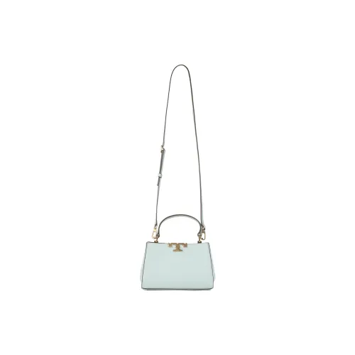 TORY BURCH Eleanor Litchi Grain Leather With Suede Trim Shoulder Bag Crossbody Bag Handbag Mini Women's Larry Mar Color