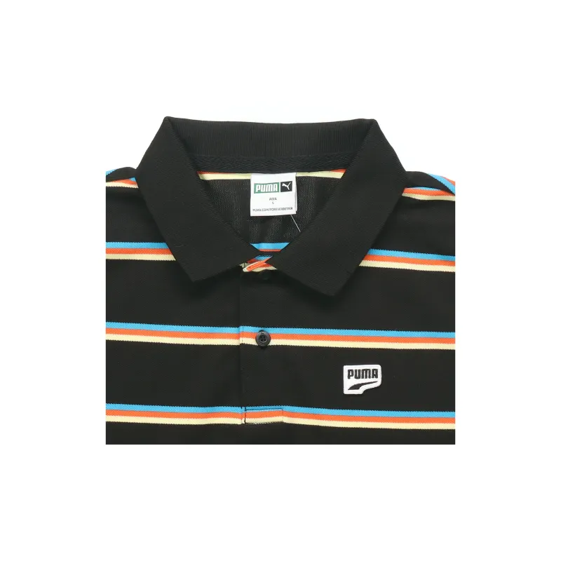 PUMA Polo Shirts Men Black-5