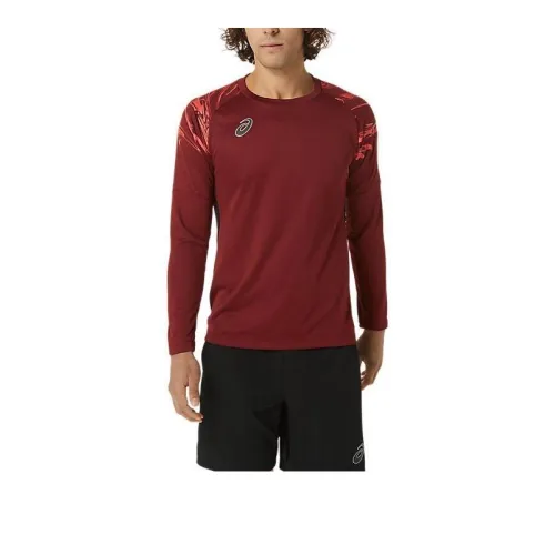 Asics Dry Practice Soccer Jerseys Men Red