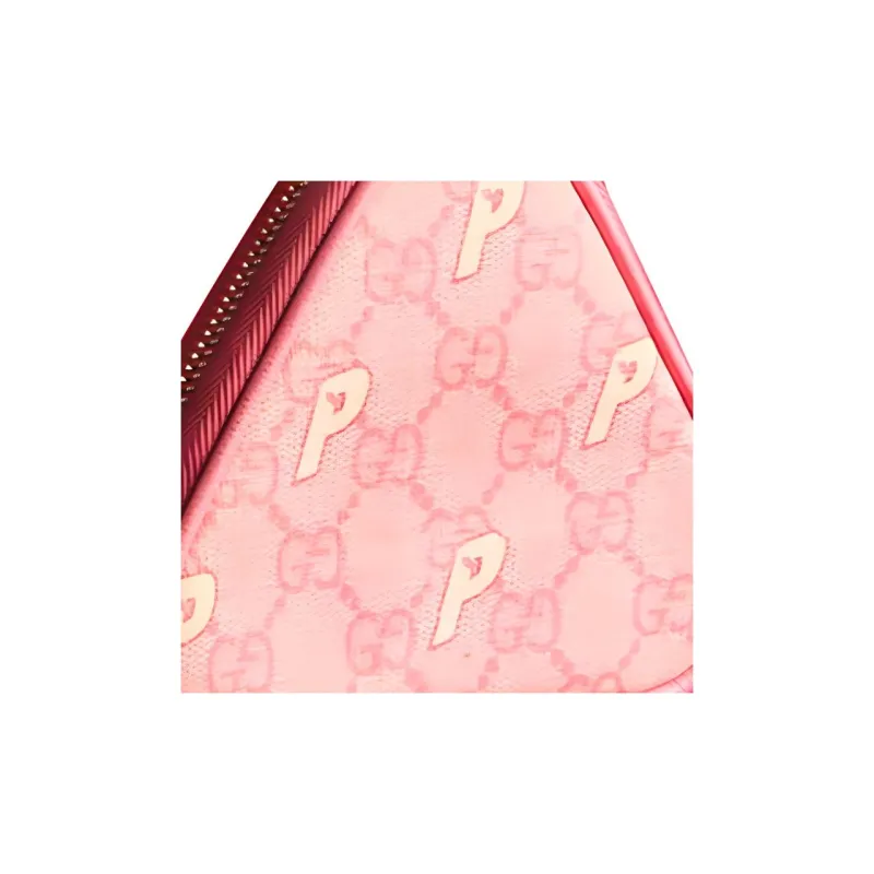 GUCCI PALACE Collaboration Canvas Coin Purse Women's Light Pink-2