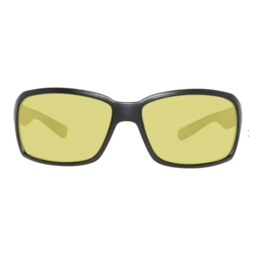 Polaroid Injection Molding Acetate Rectangular Sunglasses Men's Black