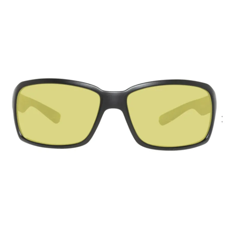 Polaroid Injection Molded Acetate Rectangular Sunglasses Men's Black-0