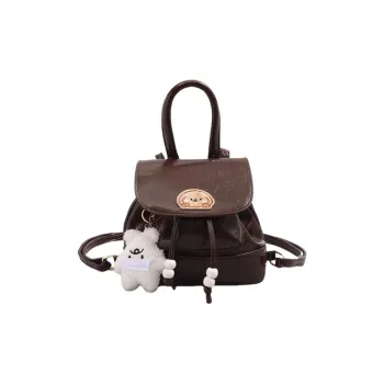 North Pack PU Backpack Regular Women's Black/Coffee/Brown