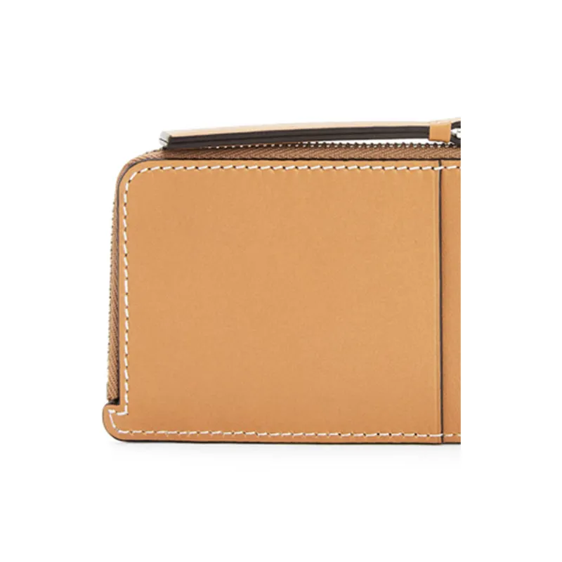 LOEWE Calfskin Wallets Card Holders Men's Light Caramel-4