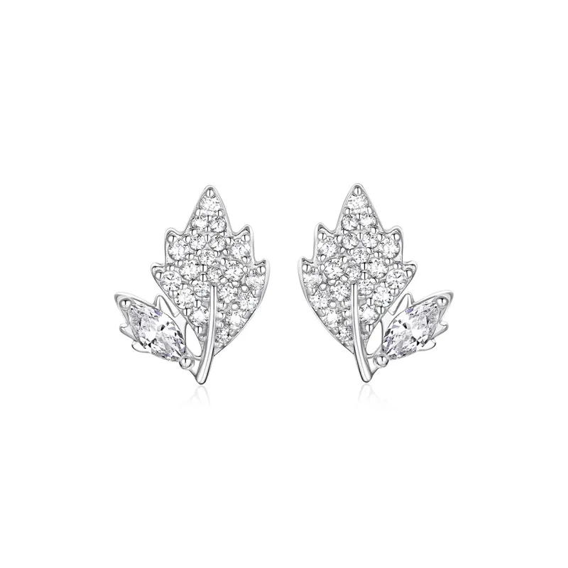 KADER 925 Sterling Silver Stud Earrings Women's Silver Snake Year Box-0