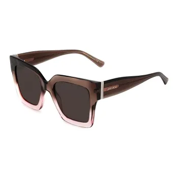 Jimmy Choo Acetate Square Sunglasses Women's Brown