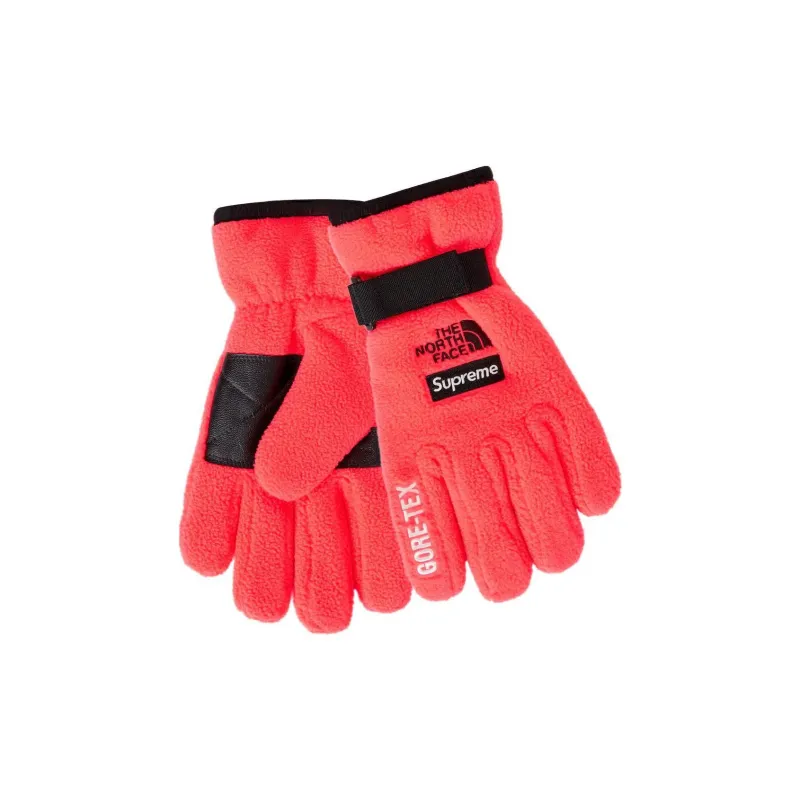 Supreme Wool Knit Gloves Unisex Red-0