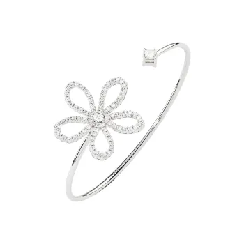 GIORGIO ARMANI 18K White-gold Diamond Sì Bracelet