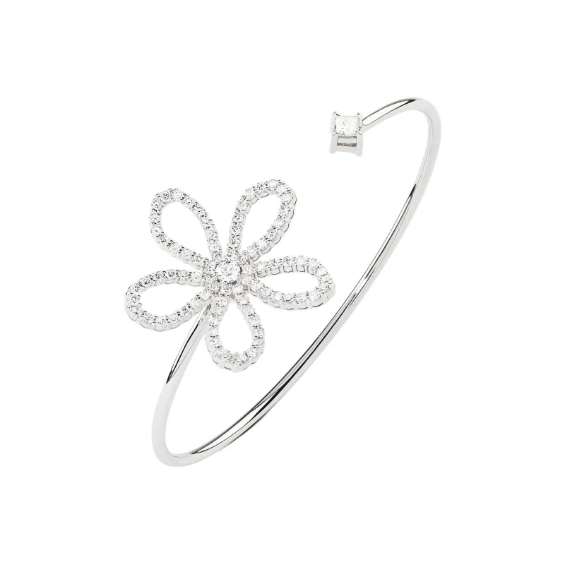 GIORGIO ARMANI 18K White-gold Diamond Sì Bracelet-0