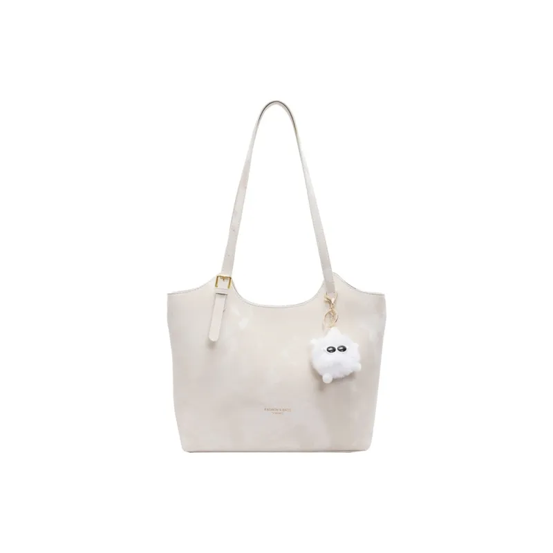 BAODIDAISHU PU Tote Bag, Shopping Bag, Shoulder Bag Regular Women's Black/Beige/Brown/Pink-7