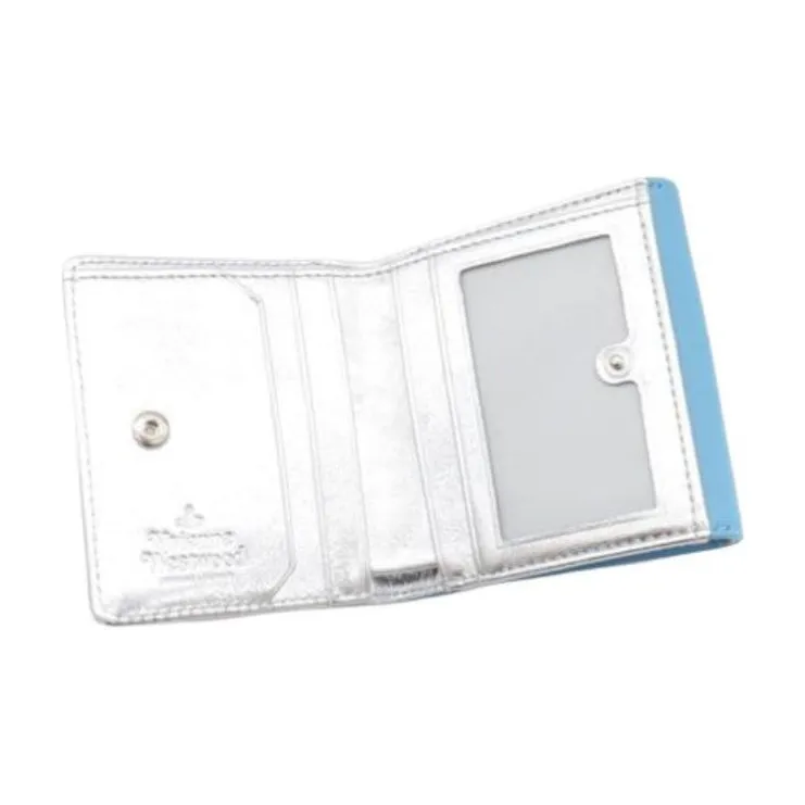 Vivienne Westwood Lambskin Wallet Women's Blue-2