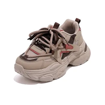 JOHLIN DREAM Height Increasing Breathable Low Top Chunky Sneakers Women's