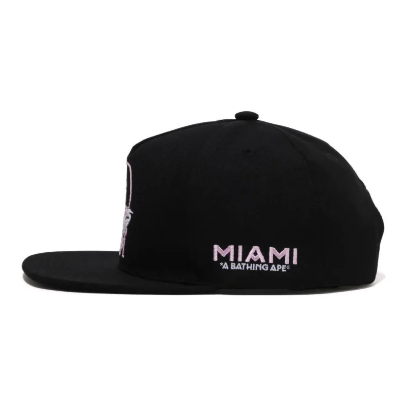 Bape X Inter Miami Cf Snapback Cap-2