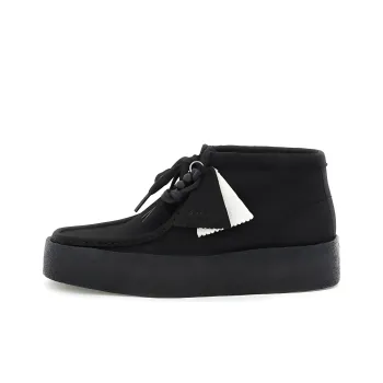 Clarks Wallabee Cup Boots 'Black Nubuck' Women's