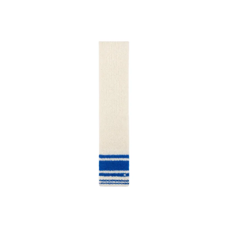 CELINE Striped Scarf In Chunky Mohair And Wool-0