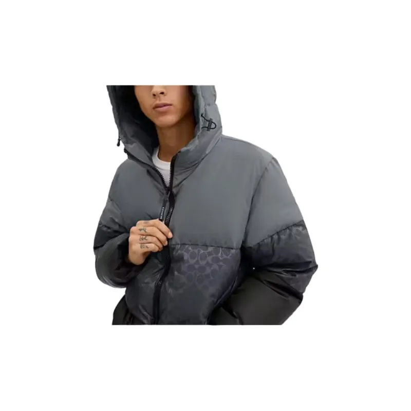 COACH Down Jackets Men Gray-3