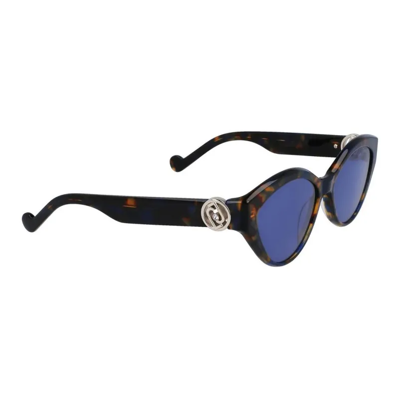 LIU·JO UOMO Acetate Cat Eye Sunglasses Women's Blue-2