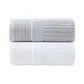 2 Pack (White Towel *1, Gray Towel *1)