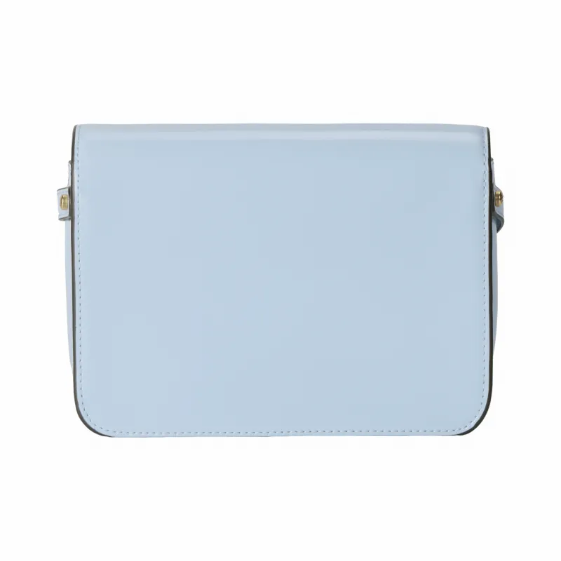 TORY BURCH Robinson Patent Leather Crossbody Bag, Shoulder Bag Women's Lapis Lazuli-3